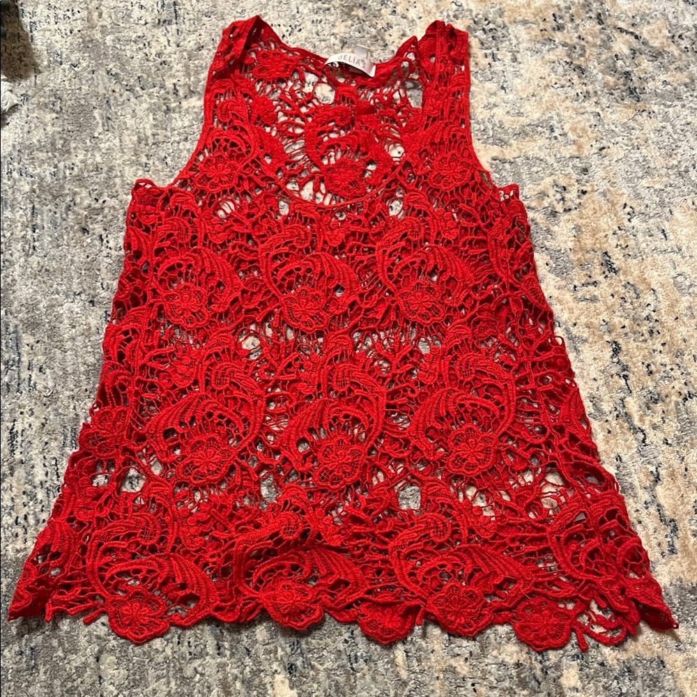 dELiA*s Vibrant Red Top